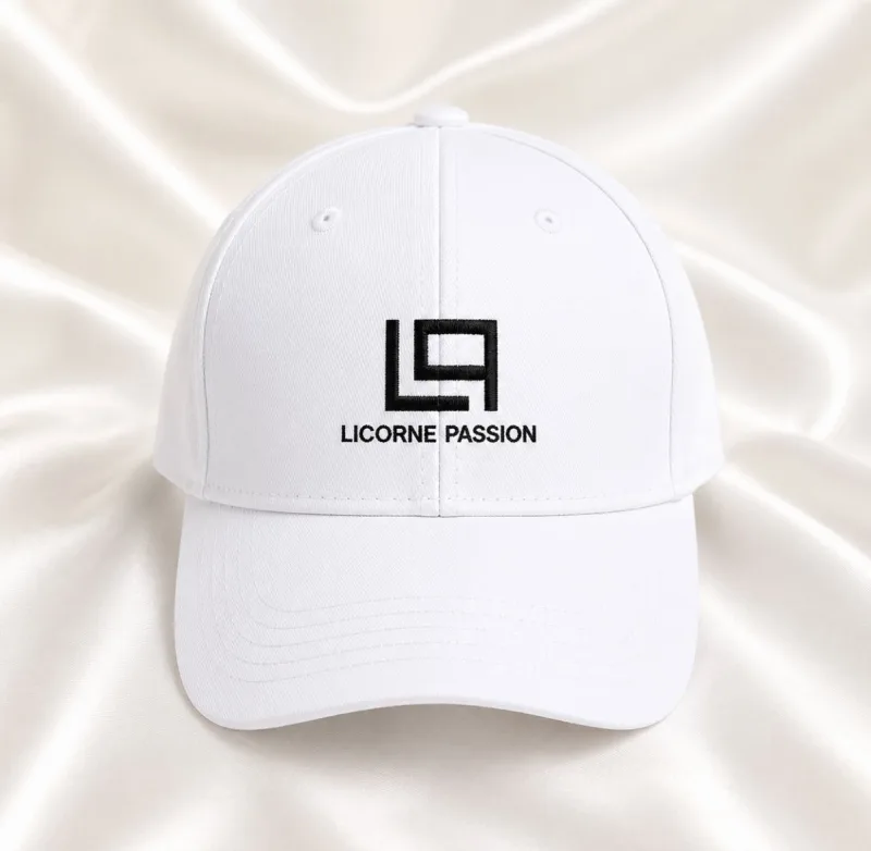 casquette unie blanche