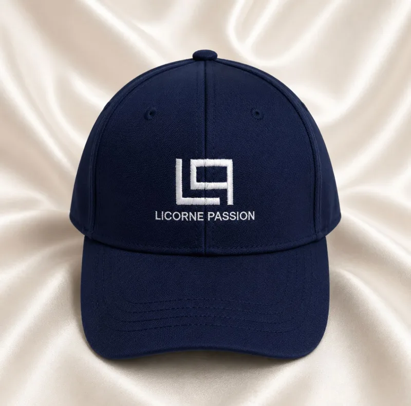 Casquette unie bleu marine